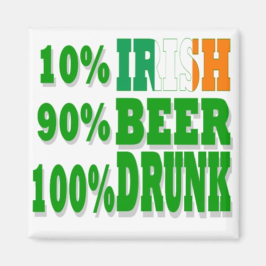 Aimant 10% irlandais (Devant)