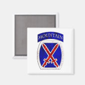 Aimant 10e division de montagne (Recto/Verso)