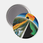 Aimant 10e Rallye automobile de Monte Carlo (Recto/Verso)