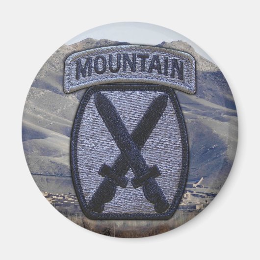 Aimant 10ème Vétérinaires de vétérans de correction de (Devant)