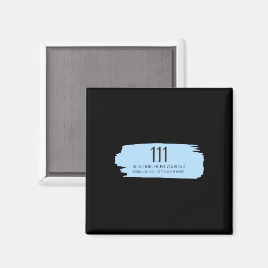 Aimant 111 Angel Numéro Bleu (Recto/Verso)