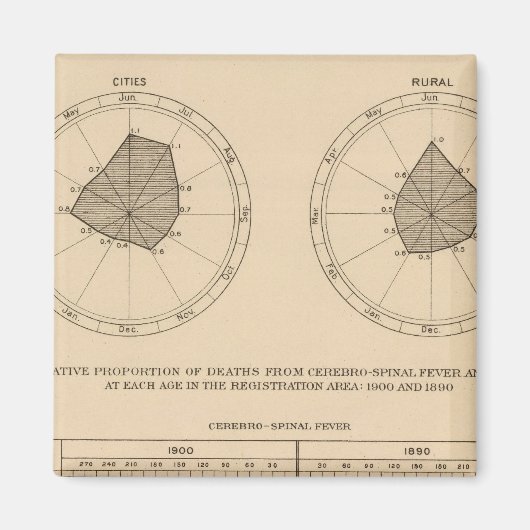 Aimant 118 Décès de fièvre cérébrospinale (Devant)
