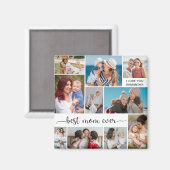 Aimant 11 Collage Photo Meilleure Maman Ever (Recto/Verso)