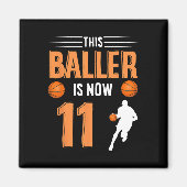 Aimant 11e anniversaire Bysketbyll - Ce Byller est mainte (Devant)