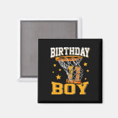 Aimant 11e anniversaire Bysketbyll garçon 11 ans Bysketby (Recto/Verso)