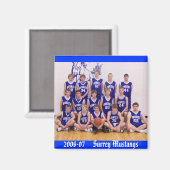Aimant 1213200683606_Boys, 2006-07 Surrey Mustangs (Recto/Verso)