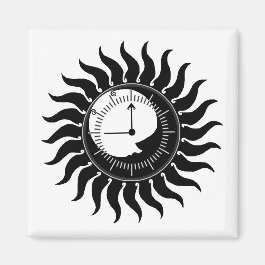 Aimant 12:45 Horloge Céleste Magnétique (Devant)