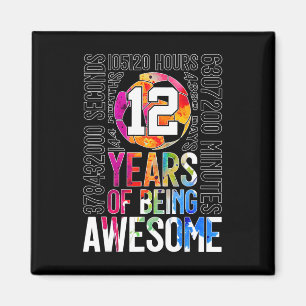 Aimant 12 Ans de Football Génial 12e Anniversaire _1