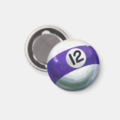 Aimant 12 balles (Recto/Verso)