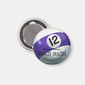 Aimant 12 balles (Recto/Verso)