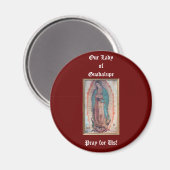 Aimant 12 décembre Notre-Dame de Guadalupe (Recto/Verso)