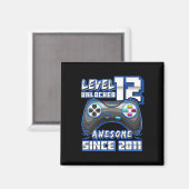 Aimant 12 Déverrouillé Awesome 2011 jeu vidéo 12e anniver (Recto/Verso)
