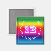 Aimant 12 Étapes (Recto/Verso)