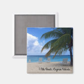 Aimant 12 Km Beach, îles Caïmans (Recto/Verso)