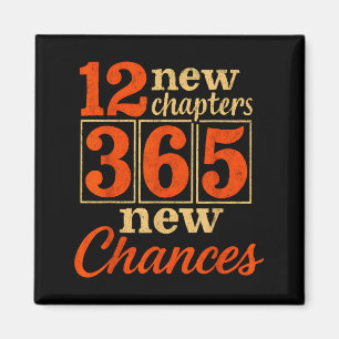 Aimant 12 nouveaux chapitres 365 chances Motivation