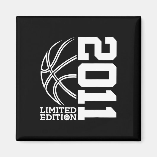Aimant 12e anniversaire Basketball Limited Edition 2011 (Devant)