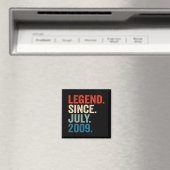 Aimant 13 Ans Cadeaux Légende Depuis Juillet 2009 13e Bir (In Situ (Lave-vaisselle))