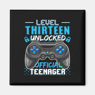 Aimant 13 Déverrouillé Jeu vidéo officiel adolescent 13e 