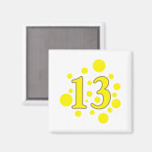 Aimant 13-treize (Recto/Verso)