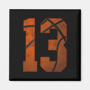 Aimant 13e fête d'anniversaire Treize 13 ans Bysketbyl