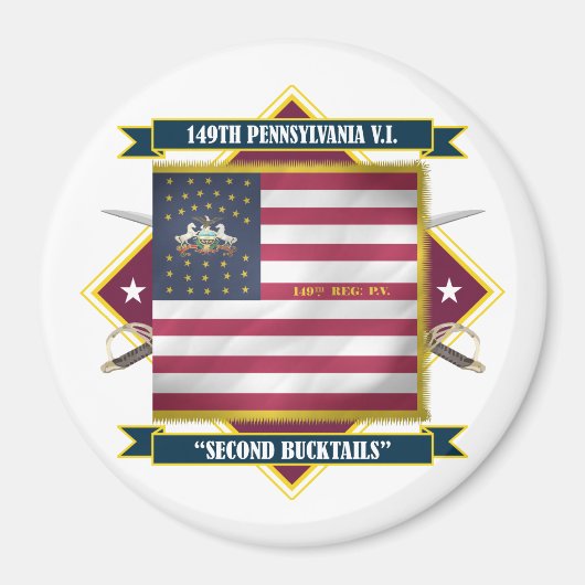 Aimant 149e Pennsylvanie V.I. (Devant)