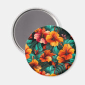 Aimant #14 Motif floral (Recto/Verso)
