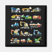 Aimant 14 Véhicules Et Machines De Construction (Devant)