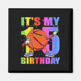 Aimant 15 ans 15e Basketball Anniversaire Thème B