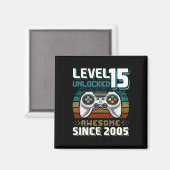 Aimant 15 Déverrouillé Awesome 2005 jeu vidéo 15e anniver (Recto/Verso)