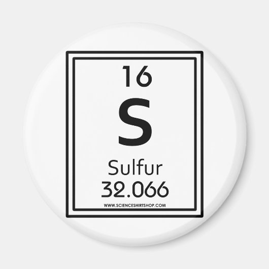 Aimant 16 Soufre (Devant)