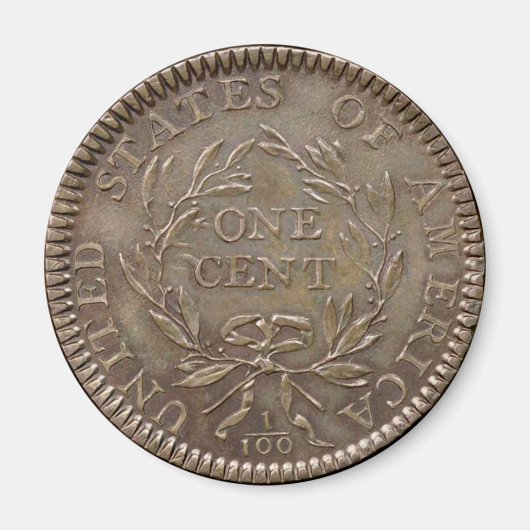 Aimant 1793 Chêne gonflant Grand Cent inversé (Devant)