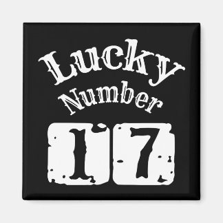 Aimant 17 - Lucky Numéro 17 Chuck