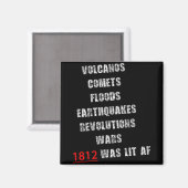Aimant 1812 America War New Madrid Earthquake Comet Mud F (Recto/Verso)