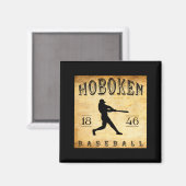 Aimant 1846 Hoboken New Jersey Baseball  (Recto/Verso)
