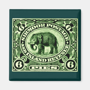 Aimant 1895 Indian Princely States Elephant