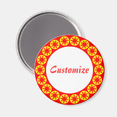 Aimant 18 heures par jour Modèle (Recto/Verso)