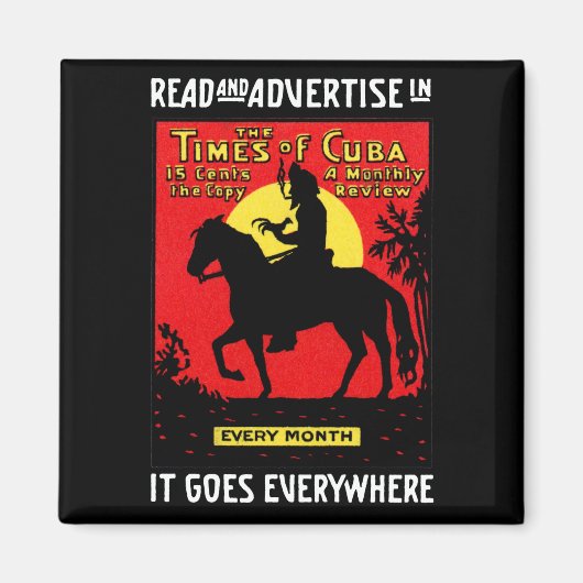 Aimant 1920 Le Times de Cuba (Devant)