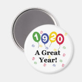 Aimant 1920 Un grand anniversaire (Recto/Verso)