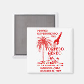 Aimant 1939 Cuba Rocket Mail (Recto/Verso)