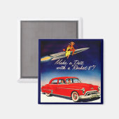 Aimant 1950 Faire une date avec Rocket 8 (Recto/Verso)