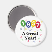 Aimant 1957 Un grand anniversaire (Recto/Verso)
