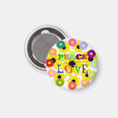 Aimant 1960, Paix et Amour (Recto/Verso)