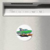 Aimant 1964-65 El Camino Green Truck (In Situ (Lave-vaisselle))