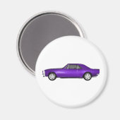 Aimant 1967 Camaro SS : Purple Finish : 3D Model : (Recto/Verso)