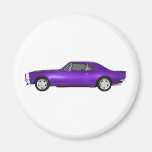 Aimant 1967 Camaro SS : Purple Finish : 3D Model :
