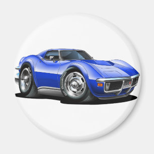 Aimant 1968-72 Corvette Blue Car
