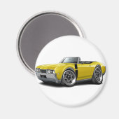 Aimant 1968 Ans 442 Jaune-Noir Convertible (Recto/Verso)
