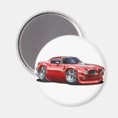 Aimant 1970/72 Transam Red Car (Recto/Verso)