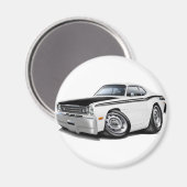 Aimant 1970-74 Duster 340 White Car (Recto/Verso)