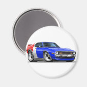 Aimant 1971-72 Javelin Red White Blue Car (Recto/Verso)